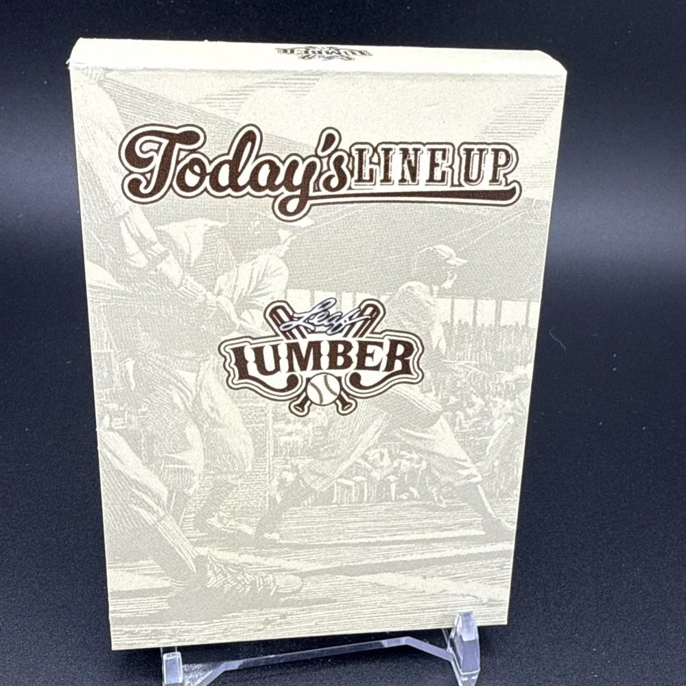 2025 Leaf NY Yankees Lumber Lineup - Jeter Jackson  DiMaggio Ruth Mantle 5/6